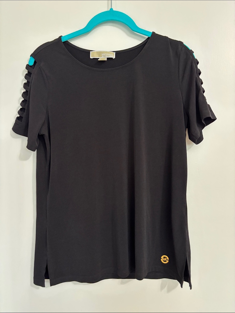 Michael Kors Black Short-Sleeve Tee